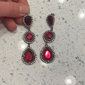 Fancy, cocktail dress/wedding style even earrings